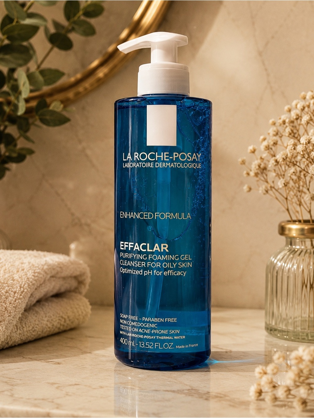 La Roche-Posay Effaclar Purifying Foaming Gel Cleanser 400ml 13.52 oz